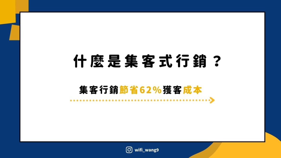 什麼是集客式行銷？